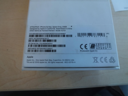 Zdjęcie przedmiotu: Apple iPhone XS MAX A2101 64GB smartphone