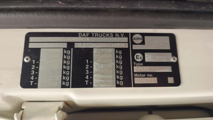 Zdjęcie przedmiotu: DAF XF 480 FT Space Cab E6 21.0t
