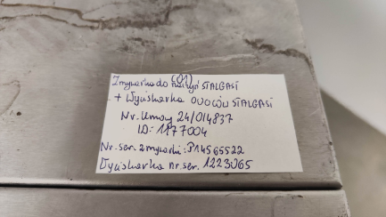 Zdjęcie przedmiotu: Stalgast 801507 universal dishwasher with steamer, detergent dispenser, discharge pump, P 4.9/3.4 kW, U 400/230 V