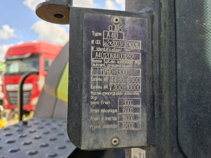 Zdjęcie przedmiotu: СІЛЬСЬКОГОСПОДАРСЬКИЙ ТРАКТОР CLAAS AXION 810 C Заява про втрату реєстраційного посвідчення та реєстраційного номера