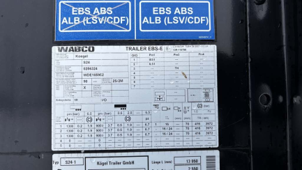 Zdjęcie przedmiotu: KOEGEL SN24 Mega 35.0t Skrzyniowa