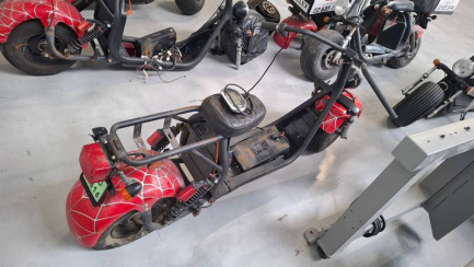 Zdjęcie przedmiotu: Shansu Egreen moped Unable to determine mileage!