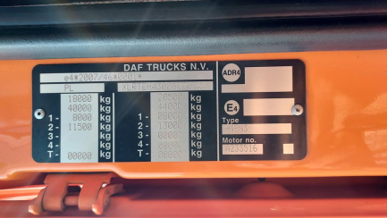 Zdjęcie przedmiotu: DAF XF 510 E6 21.0t FT Super Space Cab