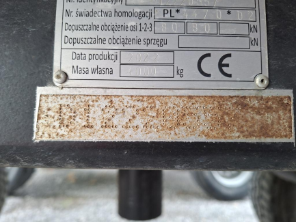 Zdjęcie przedmiotu: Agricultural trailer with tipping METAL TECH DB 12