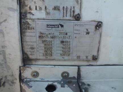 Zdjęcie przedmiotu: SCHMITZ SKO24 isothermal semi-trailer