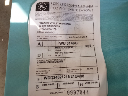 Zdjęcie przedmiotu: Mercedes-benz B 180 (CDI) d 7G-DCT Style