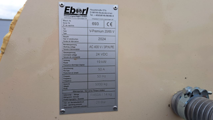 Zdjęcie przedmiotu: Вакуумна сушарка Eberl V-Premium 20/65 V