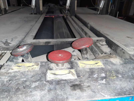 Zdjęcie przedmiotu: Rotary line designed for printing and cutting out boxes and flap boxes made of corrugated cardboard KOBOX SLOT 45 3KR 2500