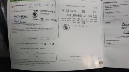 Zdjęcie przedmiotu: Skoda Rapid Spaceback 1.2 TSI Style