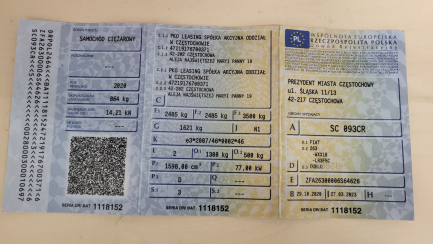 Zdjęcie przedmiotu: Fiat Doblo Cargo Maxi 1.6 SX MJ Euro 6