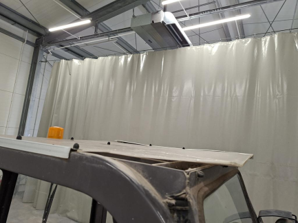 Zdjęcie przedmiotu: W&oacute;zek widłowy HANGCHA CPQD25N-RW22 + Chwytak rurowy do blok&oacute;w pianki Malik MFMS20D-080A