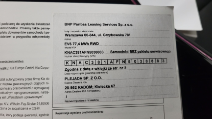 Zdjęcie przedmiotu: Kia EV6 77.4kWh Plus