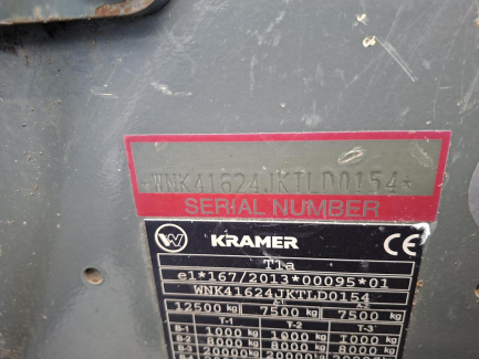 Zdjęcie przedmiotu: KRAMER KT557 telescopic handler