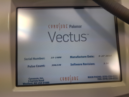 Zdjęcie przedmiotu: PALOMAR VECTUS hair removal laser