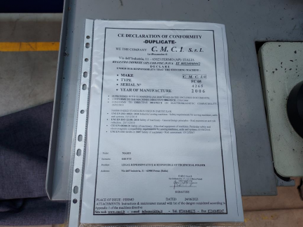 Zdjęcie przedmiotu: Взуття швейна машина C.M.C.I. FC05