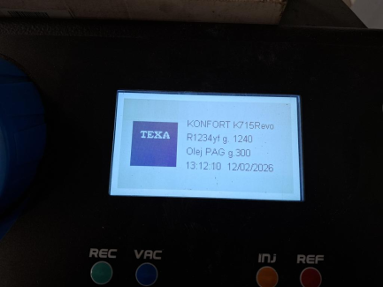 Zdjęcie przedmiotu: TEXA K715R Evo air conditioning service station