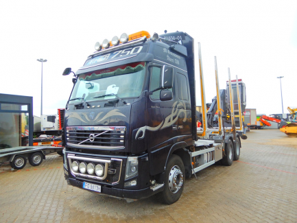Zdjęcie przedmiotu: AUCTION OF THE DAY Volvo FH 16 700 6x4 Globetrotter Euro 5 with BERGS FOGEN timber body with JONSERED 1080 crane