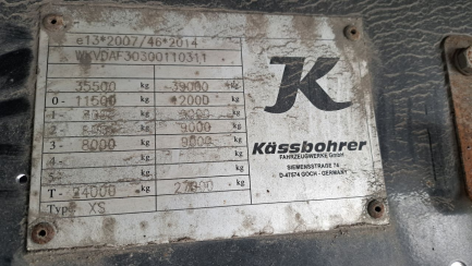 Zdjęcie przedmiotu: KASSBOHRER Mega XS 39.0t 