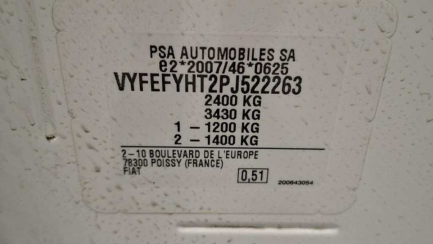 Zdjęcie przedmiotu: Fiat Doblo Cargo 1.5 BlueHDi E6.4 2.4t L2