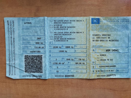 Zdjęcie przedmiotu: SCANIA IRIZAR PB 4x2 18 t