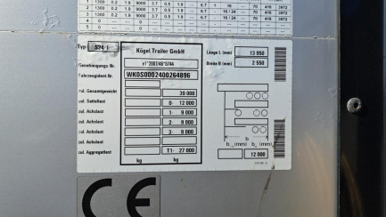 Zdjęcie przedmiotu: KOGEL SN 24 35.0t