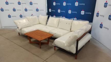 Zdjęcie przedmiotu: WIGO garden furniture - Havana H1000 (70x84x64) sofa - 2 pcs. + Havana left sofa H1002 (84x144x64) + Havana sofa right H1003 (84x144x64) + Havana table (70x100x43h) Robinii wood