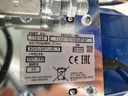 Zdjęcie przedmiotu: Agregat malarski Graco + Pistolet do malowania Graco