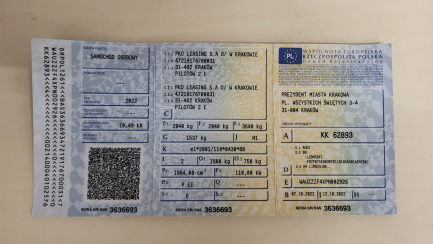 Zdjęcie przedmiotu: Audi A4 35 TFSI mHEV S tronic Oświadczenie o utracie DR