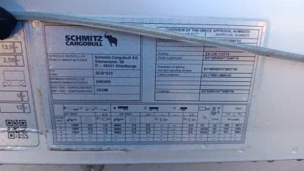 Zdjęcie przedmiotu: SCHMITZ SCS Високобортовий