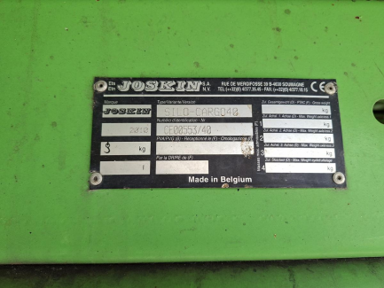 Zdjęcie przedmiotu: Przyczepa rolnicza objętościowa JOSKIN SILO-SPACE 20/40 (SILO-CARGO40)
