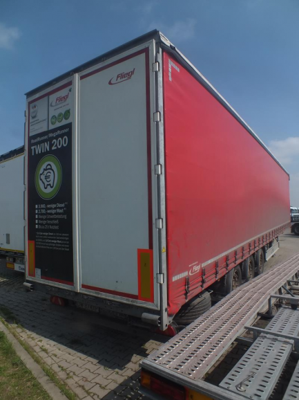 Zdjęcie przedmiotu: MEGA FLIEGL SDS 350 curtain semi-trailer