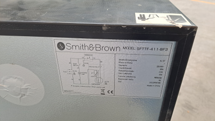 Zdjęcie przedmiotu: SMITH&BROWN SFTTF-411-BF3 85cm Black Refrigerator