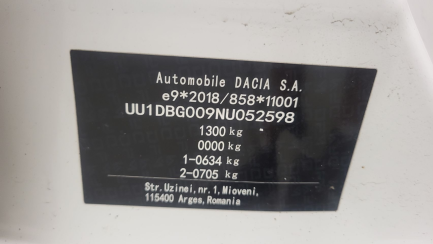 Zdjęcie przedmiotu: Dacia Spring 27.4kWh Essential Oświadczenie o utracie DR