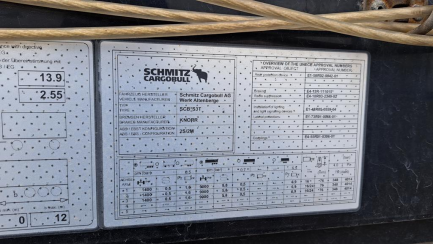 Zdjęcie przedmiotu: SCHMITZ SCS 24 35.0t Dropside