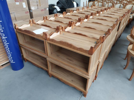 Zdjęcie przedmiotu: Hotel furniture - hangers with rack 40 pcs.