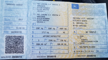 Zdjęcie przedmiotu: Skoda Superb Combi 2.0 TSI 4x4 L&K DSG