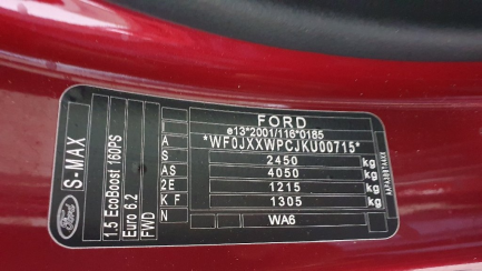 Zdjęcie przedmiotu: Ford S-max 1.5 EcoBoost Titanium