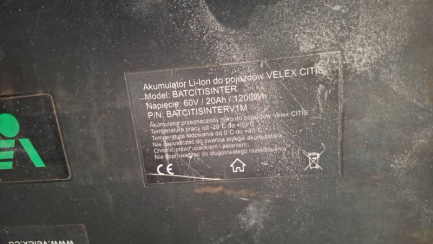 Zdjęcie przedmiotu: Shansu Egreen moped Unable to determine mileage!