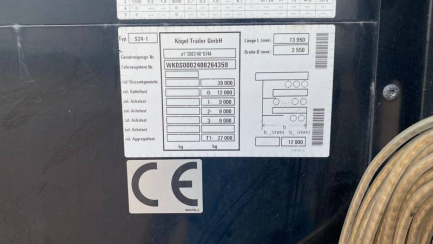 Zdjęcie przedmiotu: KOEGEL SN24 Mega 35.0t Dropside