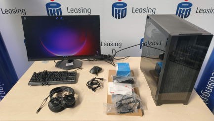 Zdjęcie przedmiotu: Zestaw komputerowy: Komputer stacjonarny Intel Core i5-12400F, RTX 5060, 32GB, 2TB M2, WIN 11 Pro + Monitor LED 27" AOC 27G4X + Słuchawki + Klawiatura  + Myszka 