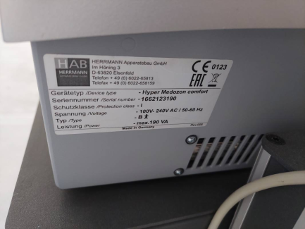 Zdjęcie przedmiotu: Herrmann Hyper Medozon comfort ozone therapy device