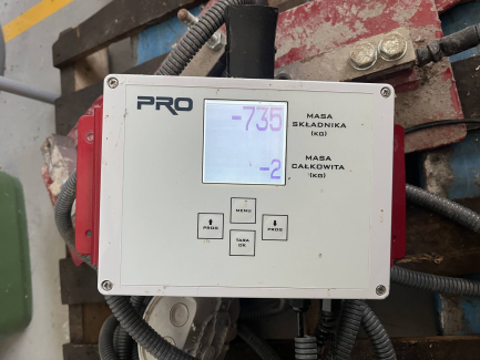 Zdjęcie przedmiotu: Elektroniczny system wagowy do mieszalnik&oacute;w pasz ZUPTOR PRO 