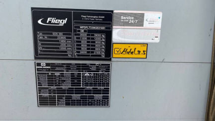 Zdjęcie przedmiotu: FLIEGL SDS 350 35.0t Megarunner/13.9 Високобортовий