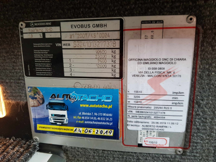 Zdjęcie przedmiotu: MERCEDES-BENZ O350 Tourismo 632.410 Euro 6