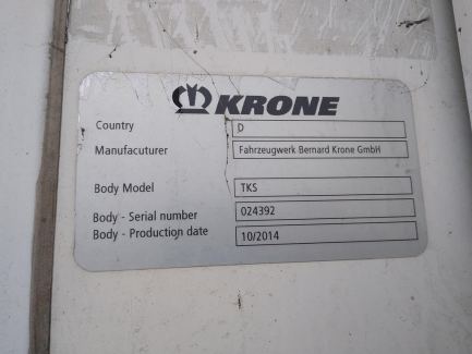 Zdjęcie przedmiotu: Krone SDR 27 refrigerator semi-trailer
