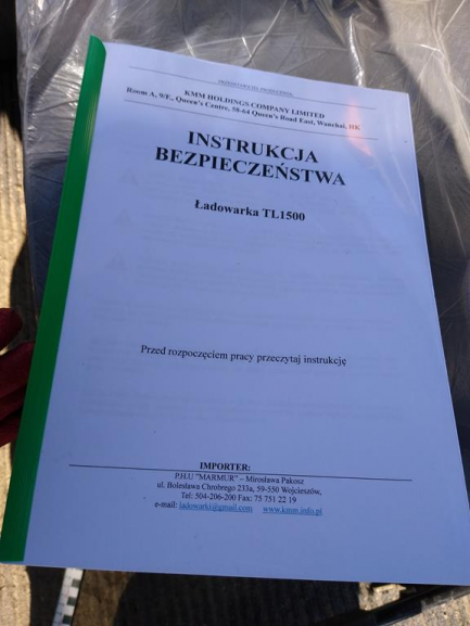 Zdjęcie przedmiotu: TAIAN TL 1500 telehandler