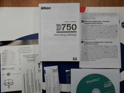 Zdjęcie przedmiotu: NIKON D750 body camera + NIKON 50mm F1.4 G AF-S lens