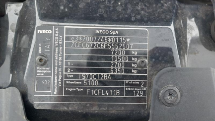 Zdjęcie przedmiotu: Iveco DAILY HI-MATIC E6e 7.2t