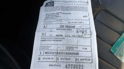 Zdjęcie przedmiotu: Mercedes-benz Cls 350 CDI BlueEff.