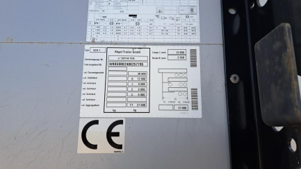 Zdjęcie przedmiotu: KOEGEL SN 24 Mega 35.0t Skrzyniowa